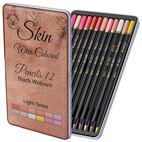 Crayons de couleur peau claire | Ensemble De Portrait | Crayons De Couleur Pour Adults | Crayons D'artiste De Teint