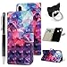 Produktbild idlehour Handyhülle Flip Case für Honor 10 Lite/Huawei P Smart 2019, PU Leder Case Cover Magnet Schutzhülle Tasche Schutz Cover Flipcase Etui Brieftasche Flipcover mit Ständer und Magnetverschluss