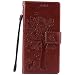 Produktbild Nancen Compatible with Handyhülle Sony Xperia Z5 (5,2 Zoll) Flip Schutzhülle Zubehör Lederhülle mit Silikon Back Cover PU Leder Handytasche Etui Schale
