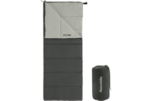 Naturehike Śpiwór dla Dorosłych, Lekki Prostokątny Śpiwór 3-Sezonowy, na Kempingi na Świeżym Powietrzu, Piesze Wycieczki