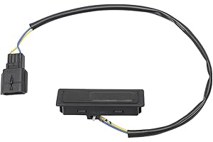 Attisfiera Heckklappenöffnungsschalter Kompatibel mit Qashqai J11 2013-2023 253804EA0A Auto Heckstamm Schalter 2Pin