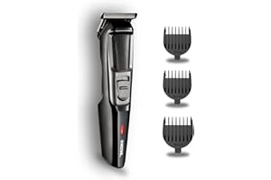 Nova NHT 1076 Cordless: 30 Minutes Runtime Trimmer for Men (Black)