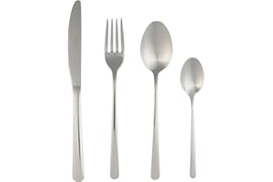 Russell Hobbs COMBO-2151 Vienna Deluxe Set posate, 48 pezzi, acciaio inox, 12 posizioni, finitura a specchio, posate per cena, regalo per nuovi proprietari, acciaio inox, 15 anni di garanzia