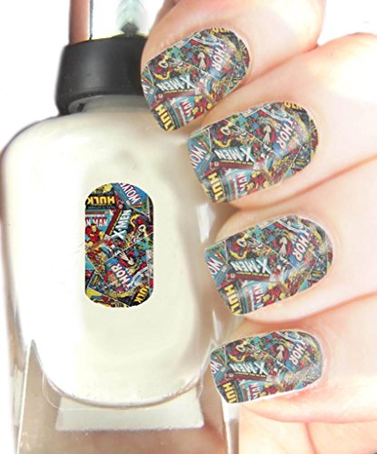Easy to use, High Quality Nail Art Decal Stickers For Every Occasion! Ideal Christmas Present / Gift - Great Stocking Filler Marvel Wrap