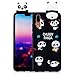 Produktbild TPU Hülle für Huawei P20 Pro, Silikon Handyhülle Schöne 3D Case für Huawei P20 Pro, Schutzhülle Tasche Silikonhülle für Huawei P20 Pro, ZCRO Silikon TPU Hülle Ultra Dünn Bunte Muster Tier 3D Cute Cartoon Design Slim Schale Hüllen Bumper Case Cover Weich Flexibel Schutz Schale Gummi Handytasche Etui Backcover für Huawei P20 Pro (Netter Weiß Schwarz Panda)