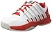K-Swiss Performance Unisex-Kinder Court Impact Ltr Carpet Tennisschuhe, Weiß (White/Fiery Red/Black), 34 EU