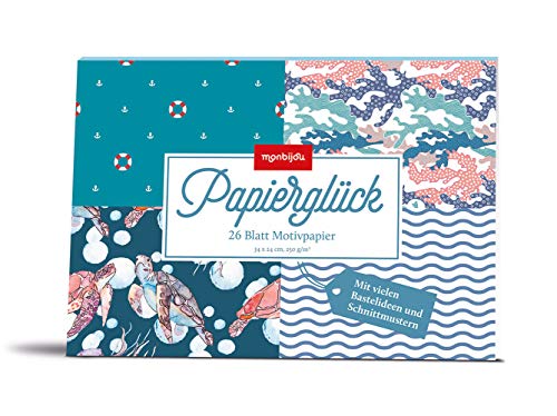 Preisvergleich Produktbild Papierglück - Design maritim: Motivpapier (monbijou)