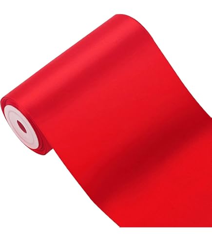 Morex Ribbon Nastro Chic Plaid Francese, 2.5 Pollici X 50 Yard, Rosso, Bianco E Verde Acqua - 6