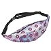 Produktbild Mädchen Jungen Teenager Gürtel Bauchtasche Taille Geld Halter Tasche Travel Sport Fanny Geld Wallet Pack Zip Mehrfarbig HOLO DONUTS ADJUSTABLE SIZE FITS ALL