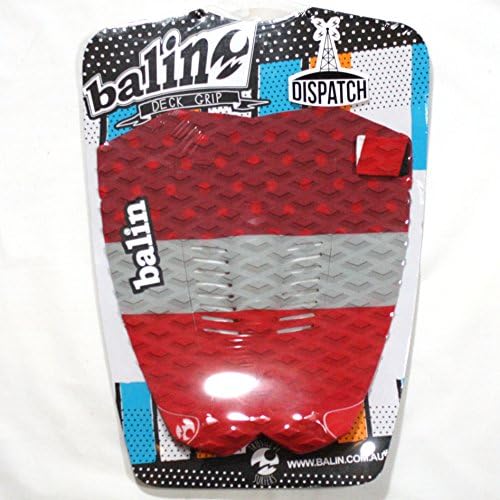Balin Dispatch Traction pad / tail pad / deck grip / surf / surfing / surfboard (Red)