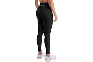 YEOREO Damen Sport Leggings Invisible Scrunch Butt Gym Leggings Hoch Taille Yoga Legging Booty Workout Leggings Booty Lifting Po Push Up Gym Sporthose