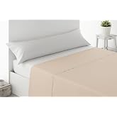 Miracle Home. Top Sheet Soft and Comfortable, 100% Brushed Microfibre, Wrinkle-Free and Anti-Peeling. 260 x 270 cm. 180 cm Be