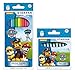 Produktbild Nickelodeon Paw Patrol - Set 24 Teile : 12 Wachsmalstifte + 12 Buntstifte - Tolles Geschenk für Schulanfang Zum Befüllen der Schultüte
