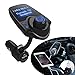 Produktbild Ein WLAN-In-Auto Bluetooth FM-Transmitter-Radio-Adapter Car Kit MP3-Player mit 1,44-Zoll-Display und USB-Autoladegert Integriertes Mikrofon für Freisprechen