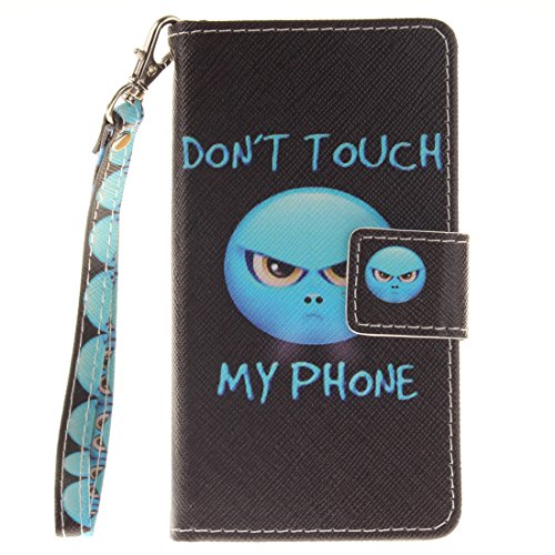 Nancen Sony Xperia Z3 Compact / Z3 mini (4,6 Zoll) Handytasche / Handyhülle. Flip Etui Wallet Case in Bookstyle – Premium PU Lederhülle Hülle Cover Mit Lanyard / Strap, Standfunktion, Kreditkarte und Brieftasche - 2