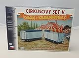 Maßstab 1:87 H0, Kunststoff Modellbau Kunststoff Modellbausatz Anhänger Set mit 2 Zirkuswagen SDV 1:87 H0