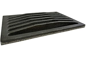 XODO STORE Rejilla de hierro fundido para chimeneas 29,3 X 21,5 X 1-2 cm.