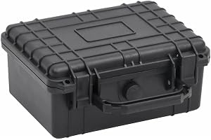 vidaXL Bärbar skyddsväska svart 24x19x11 cm PP