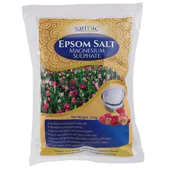 Sattvic Farms Epsom Salt - Magnesium Sulphate, 400g (White)