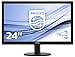 Produktbild Philips 240V5QDAB 60,4 cm (23,8 Zoll) Monitor (VGA, DVI, HDMI, 1920 x 1080, 60 Hz, 5ms Reaktionszeit) schwarz