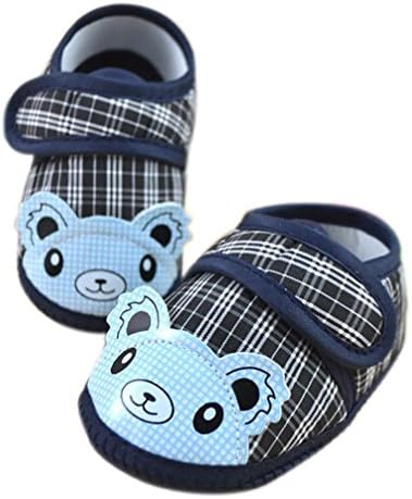 ZJENEE Newborn Baby Soft Sole Crib Toddler Shoes Canvas Sneaker First Walking Shoes (0~3 Month)