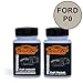 Produktbild TRISTARcolor Autolack Lackstift Set Ford P0 Parkside Metallic Basislack Klarlack je 50ml