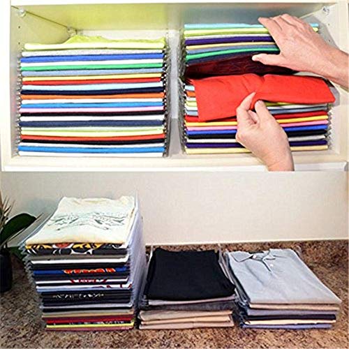 Organisateur d'armoires,Organiseur de T-Shirt,Vêtements Documents Chemise T-Shirt de Taille Normale (30PCS)