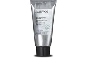 Bullfrog - Gel Rasatura Invisibile: Gel Protettivo per Rasatura Precisa, per Contorni e Linee Barba, Formula Rinfrescante, 95,4% Ingredienti Naturali, 100 ml