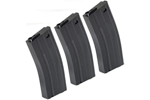 AIRSOFT SHOOTER SHOP Airsoft Softair 3pcs 110rd Mid-Cap Mag Magazin für M4 M16 Serie AEG Schwarz