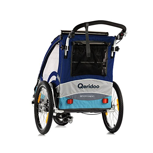 QERIDOO Kinderfahrradanhänger Sportrex1 Transportwagen Handwagen - 4