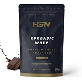 HSN Evobasic Whey Chocolate 2 kg | Whey Protein Concentrate with Lactase. Extra-Creamy Milkshake Texture. Gluten Free Vegetar
