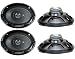 4) New Kenwood KFC-6965S 6x9" 800 Watt 3-Way Car Audio Coaxial Speakers Stereo RS.12219.00