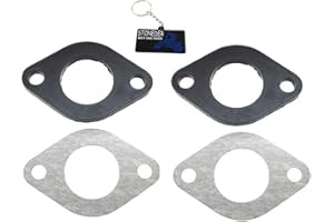 Stoneder, 2 guarnizioni collettore per moto cinese GY6 125 150cc Go Kart 110 125 Pit Bike ATV