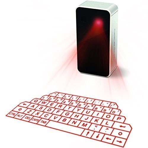 AGS ™ Wireless Laser Projection Bluetooth Virtual Keyboard & Mouse for Iphone, Ipad, Smartphone and Tablets