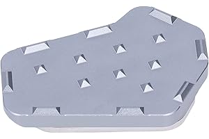 ‎YCTZE Yctze Motorrad-Hinterradbremshebel-Verlängerungspedal Gezahnt 6061 Aluminiumlegierung Ersatz für F900XR 2020-2021 Motorrad-Bremspedal-Verlängerung Motorrad-Bremsbelag-Verlängerung(grau)