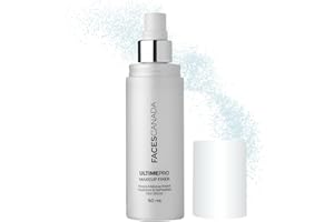 FACESCANADA FACES CANADA Ultime Pro - Fijador de maquillaje, 50 ml, spray fijador de larga duración, se mantiene intacto, hidrata, calma y refresca la piel, enriquecido con ácido hialurónico y vitamina E, sin