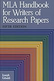 MLA Handbook for Writers of Research Papers (5th ed) by 
