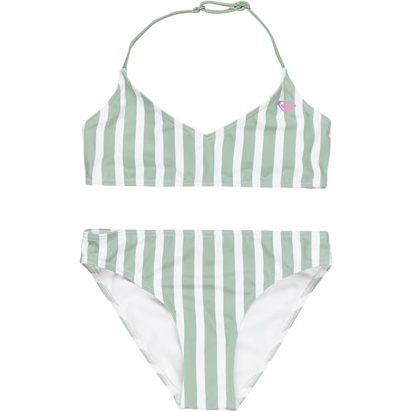 Moda Beachwear Costume Da Bagno Roxy Good Waves Only Per Bambine - Pacco Da 1 - Design Trendy E Comodo Bikini Ragazze - 2