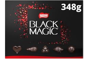 NESTLÉ Black Magic Dark Chocolate Assortment Gift Box, 348g | Nestle Dark Chocolate ideal for Easter,Mother Days, Christmas, Birthday, Festival