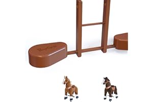 PonyCycle Official Ride On Horse Toy Accessories-Replacement Pedal Pad for small and medium size for Model U - Brown