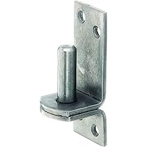 Alberts 311407 – Abrazadera Con Placa Y Gancho | Galvanizada En Caliente | Distancia Entre Ejes 13 Mm | Placa 100x35 Mm | Para Puertas De Jardín Y Sótanos