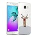 Produktbild Galaxy A5 (6) 2016 Hülle, JAMMYLIZARD Transparentes Gel Weihnachts-Sketch Back Cover aus Silikon für Samsung Galaxy A5 (6) 2016, RUDOLF