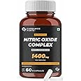 Carbamide Forte Nitric Oxide Supplement 1400mg with L-Arginine HCL, AAKG, L Citrulline Malate, Beet Root Extract & Caffeine – 60 Veg Capsules