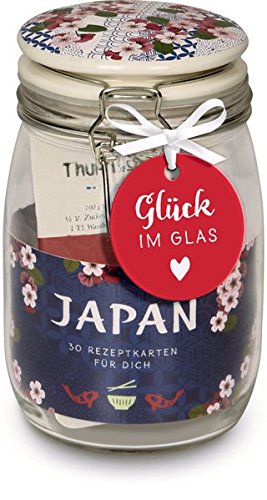 Preisvergleich Produktbild Glück im Glas - Japan: 30 Rezeptkarten für dich