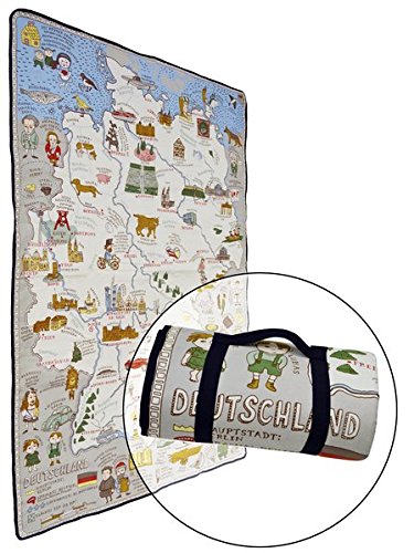 Preisvergleich Produktbild Alle Welt. Die Landkarten-Picknickdecke