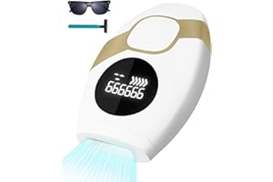 TRONGLE IPL Geräte Haarentfernung mit 999,999 Lichtimpulse, Manueller & Automatischer Modus, 5 Energiestufen, schmerzfreies Ergebnis, Geräte Haarentfernung Laser für Gesicht, Achseln, Beine, Körper