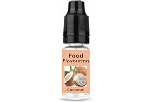 oceanevo® Food Flavoring 10ml Highly Concentrated Food Flavour – Natural Liquid Essence for Baking, Cooking, Sweets, Cakes, Shakes (Coconut)