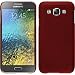 Produktbild PhoneNatic Case für Samsung Galaxy E5 Hülle rot gummiert Hard-case für Galaxy E5 + 2 Schutzfolien