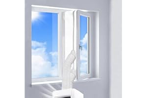 EMNIMQ Kleine Fensterabdichtung für Mobile Klimageräte,25X92cm Mobile Klimaanlage Fensterabdichtung, Heißluftleitblech Fensterdurchführung für Abluft,Fenster Klimaanlage Abdichtung,Klimaanlagen