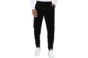 FALARY Jogging Homme Pantalon Jogging Pantalons de Sport Homme Training Jogginghose Activewear Long Sweatpants Hiver Noir Gris Bleu